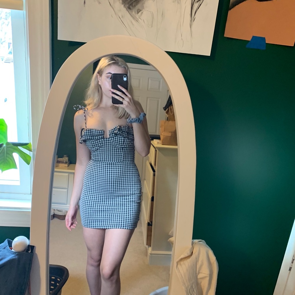 Sabo skirt gingham dress